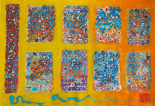 nine lives by Nartana Thomas Holzweiler, Work on Paper for Sale on Singulart