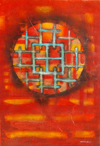 On Fire van Nartana Thomas Holzweiler, Werk op papier te koop op Singulart