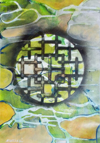 waiting for rain par Nartana Thomas Holzweiler, Œuvre sur papier en vente sur Singulart