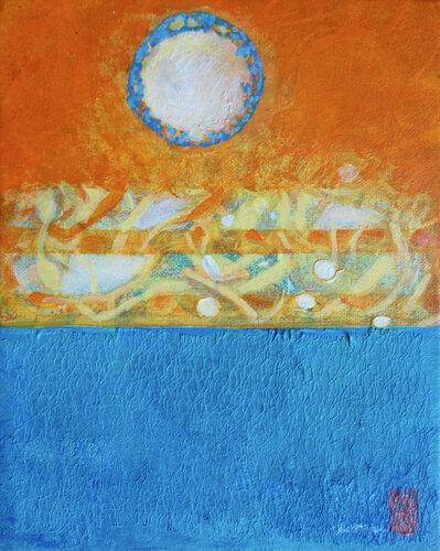 Fire and Water di Nartana Thomas Holzweiler, Pittura in vendita su Singulart