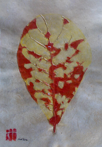 leaf skeleton di Nartana Thomas Holzweiler, Opera su carta in vendita su Singulart