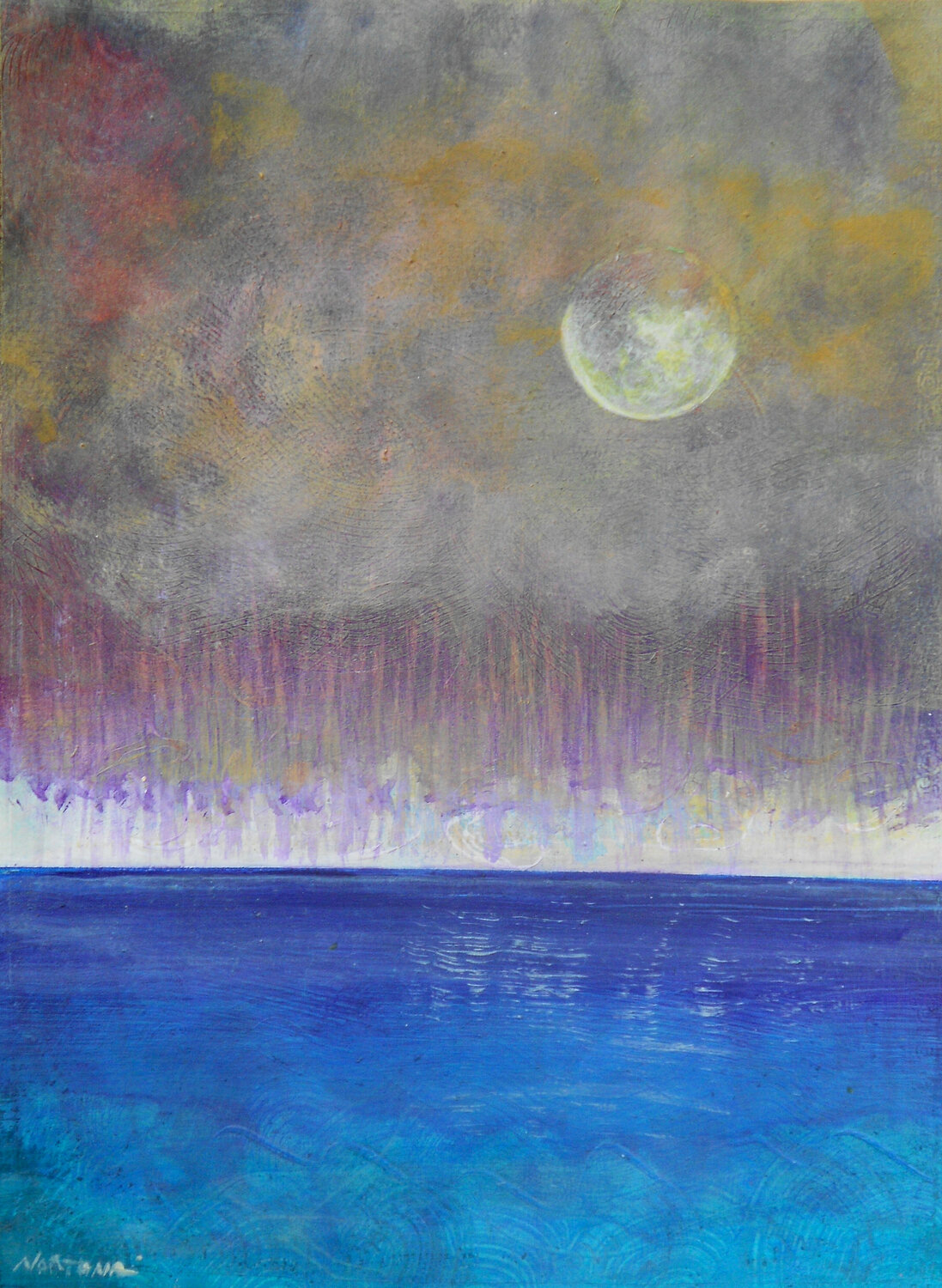 Seascape 4 (purple rain) Nartana Thomas Holzweiler