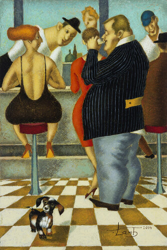 JUST A DRINK van Steven Lamb, Schilderij te koop op Singulart