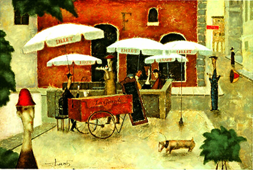 SUMMER IN MONTREAL van Steven Lamb, Schilderij te koop op Singulart