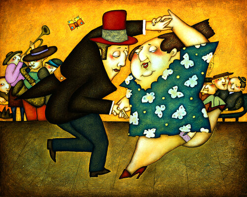 DANCING BUTTERFLIES van Steven Lamb, Schilderij te koop op Singulart