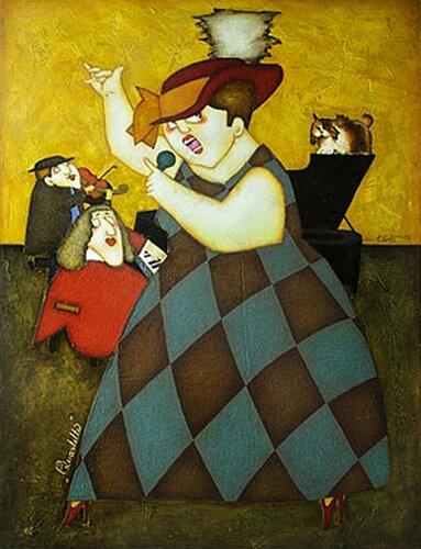 QUARTETTE van Steven Lamb, Schilderij te koop op Singulart