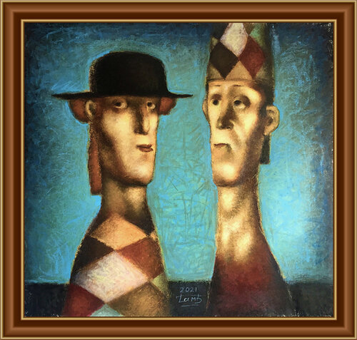 TWO HARLEQUINS Steven Lamb