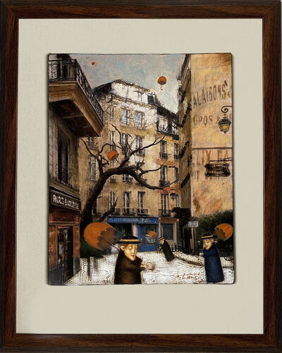 "Whispers of Old Paris" van Steven Lamb, Schilderij te koop op Singulart