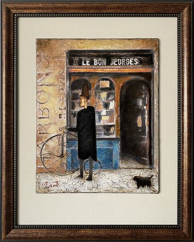 "LE BON GEORGES IN PARIS" van Steven Lamb, Schilderij te koop op Singulart