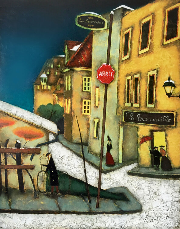 EVENING IN QUEBEC CITY Steven Lamb