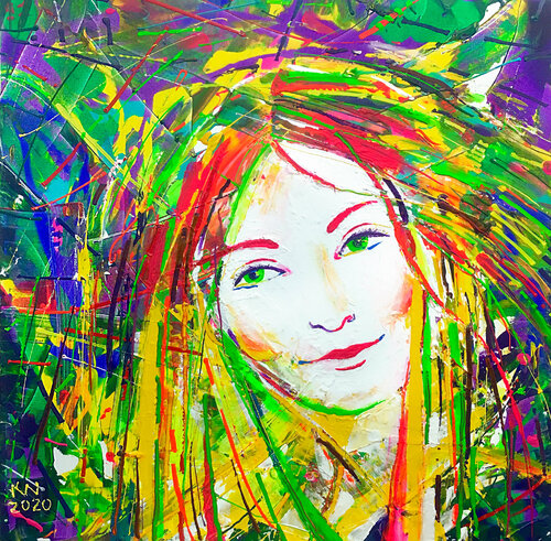 SOURIRE by Natalia Kuruch, 회화 for Sale on Singulart