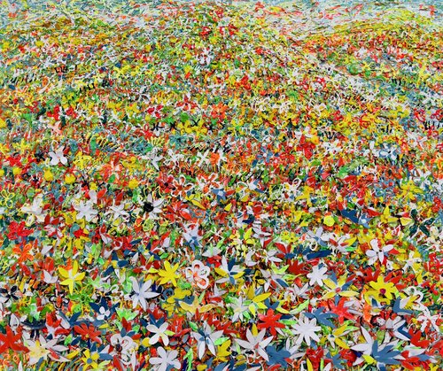 Florales garden von Natalia Kuruch, Malerei kaufen auf Singulart