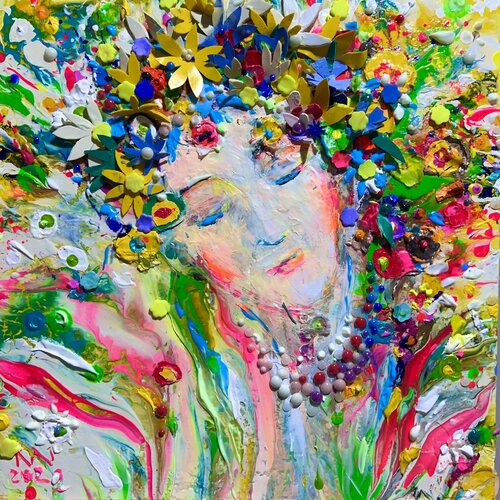 Ukrainien world di Natalia Kuruch, Pittura in vendita su Singulart