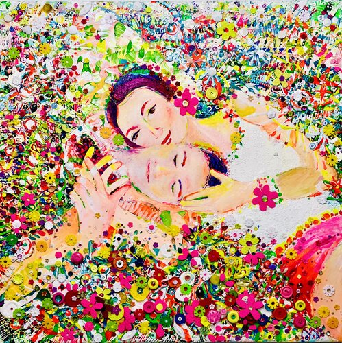 Kiss me by Natalia Kuruch, 회화 for Sale on Singulart