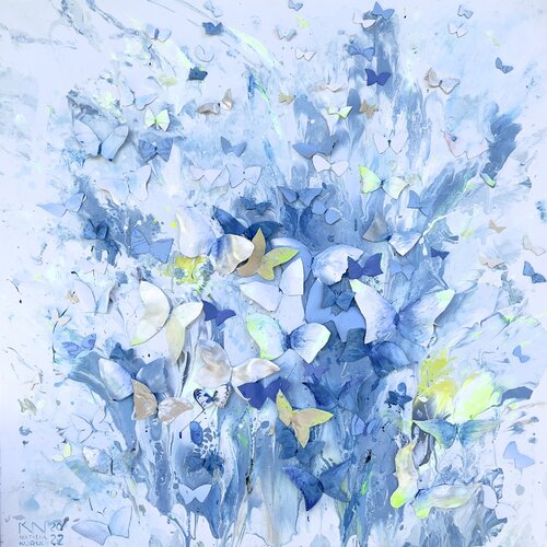 Papillons bleus Natalia Kuruch
