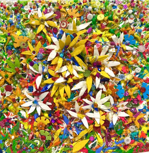Sun flowers di Natalia Kuruch, Pittura in vendita su Singulart