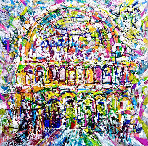 The National Opera of Lyon: France par Natalia Kuruch, Peinture en vente sur Singulart