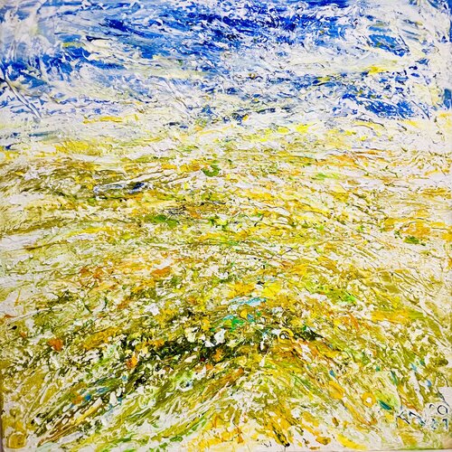 Golden wheat von Natalia Kuruch, Malerei kaufen auf Singulart