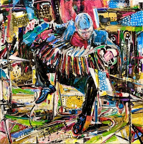 Danse avec moi by Natalia Kuruch, Painting for Sale on Singulart