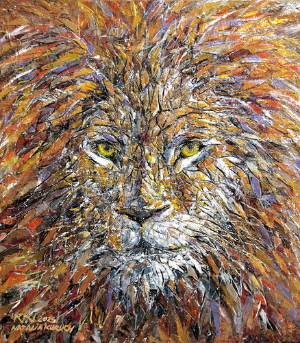 Golden Lion van Natalia Kuruch, Digitaal te koop op Singulart
