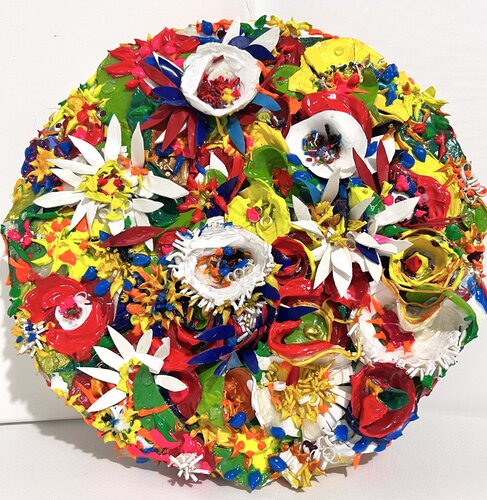 Zen flowers by Natalia Kuruch, Painting for Sale on Singulart