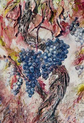 Blue Grapes von Natalia Kuruch, Malerei kaufen auf Singulart