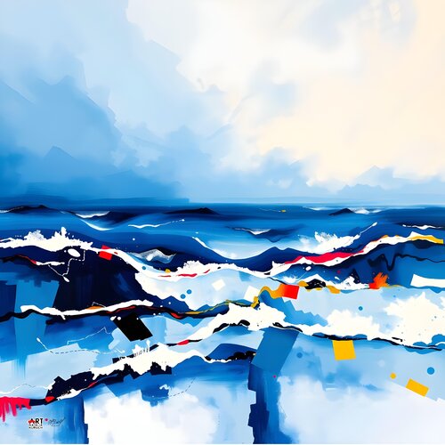 Zen sea von Natalia Kuruch, Malerei kaufen auf Singulart