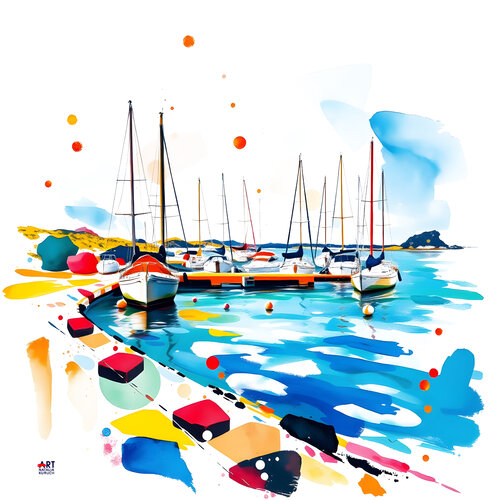 Blue water von Natalia Kuruch, Malerei kaufen auf Singulart