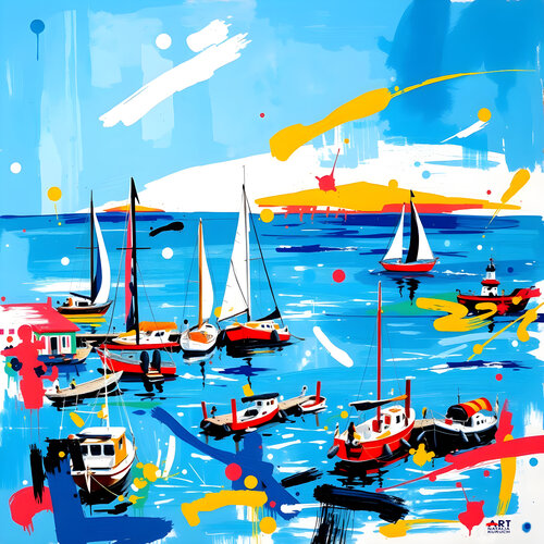 Beautiful day at sea von Natalia Kuruch, Malerei kaufen auf Singulart