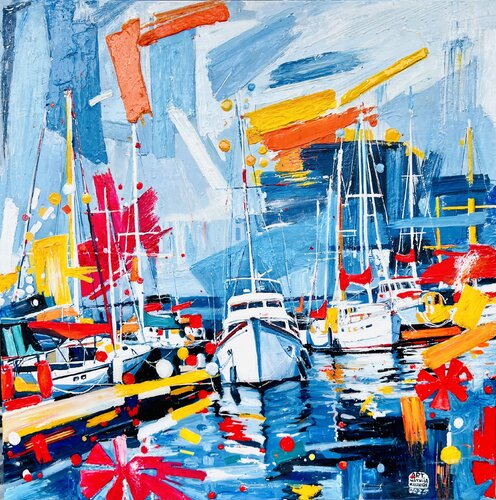 Sun & Sea von Natalia Kuruch, Malerei kaufen auf Singulart