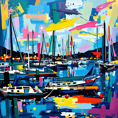 Night by Natalia Kuruch, Painting for Sale on Singulart