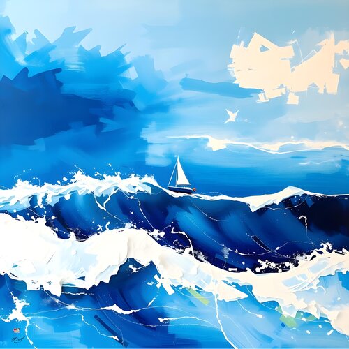 Abstract sea Natalia Kuruch