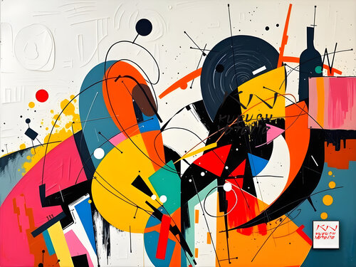 Party par Natalia Kuruch, Peinture en vente sur Singulart
