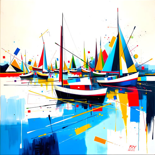 Sea sunday di Natalia Kuruch, Pittura in vendita su Singulart