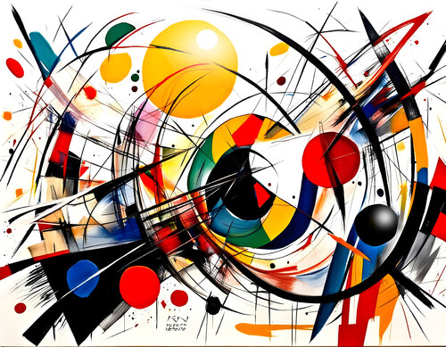 Colorful marks par Natalia Kuruch, Peinture en vente sur Singulart