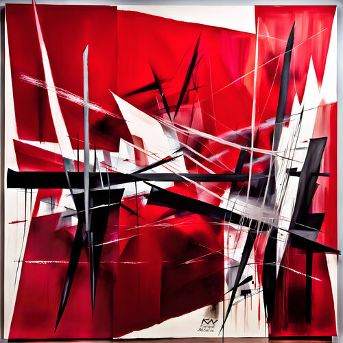 Red secret van Natalia Kuruch, Schilderij te koop op Singulart