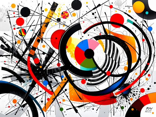 Color chaos par Natalia Kuruch, Peinture en vente sur Singulart
