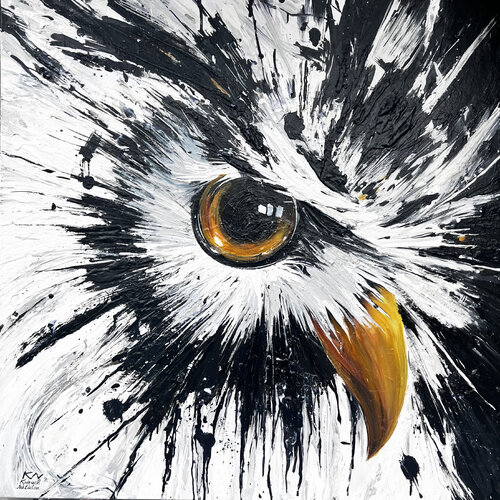 Piercing eyes van Natalia Kuruch, Schilderij te koop op Singulart