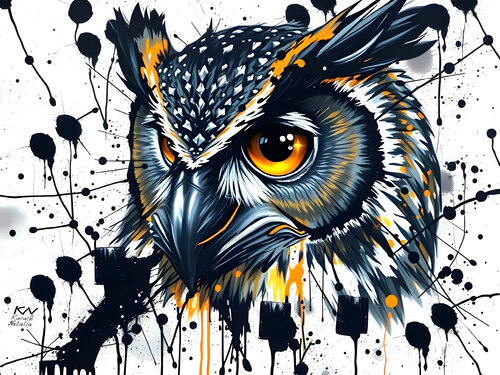 Hunter of the Night by Natalia Kuruch, Painting for Sale on Singulart