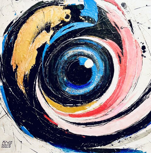 Art Of Pink Zen par Natalia Kuruch, Peinture en vente sur Singulart