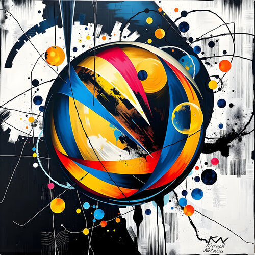 This Colorful World von Natalia Kuruch, Malerei kaufen auf Singulart
