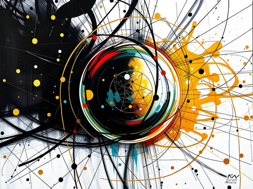 Arts Dots van Natalia Kuruch, Schilderij te koop op Singulart