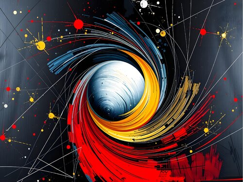 Depiction of virtual reality Natalia Kuruch