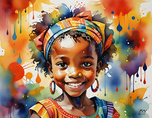 Color kid by Natalia Kuruch, 油畫 for Sale on Singulart