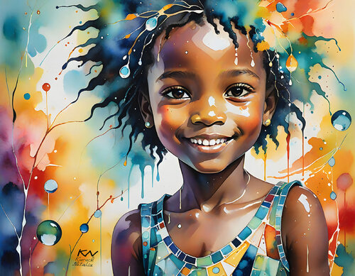 African flower von Natalia Kuruch, Malerei kaufen auf Singulart