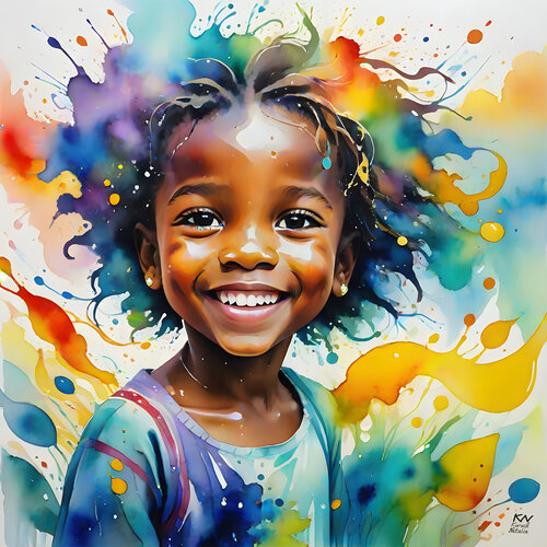 Art child von Natalia Kuruch, Malerei kaufen auf Singulart
