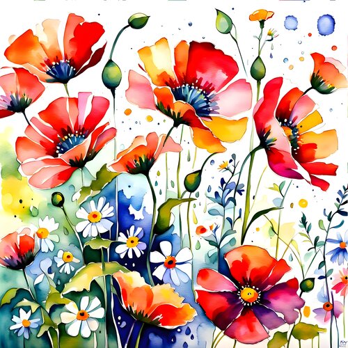 Flower Dance von Natalia Kuruch, Malerei kaufen auf Singulart