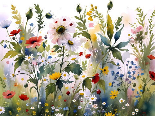 Morning romantic flowers by Natalia Kuruch, 회화 for Sale on Singulart