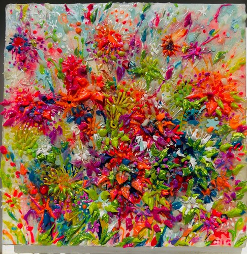 Flowering garden by Natalia Kuruch, Painting for Sale on Singulart