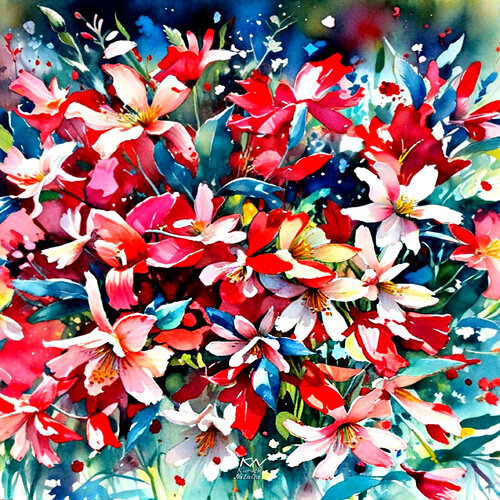 Pink Garden by Natalia Kuruch, 회화 for Sale on Singulart